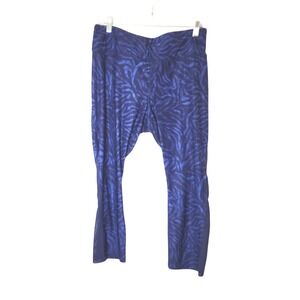 Juicy Couture Sport Leggins Size L Blue Zebra